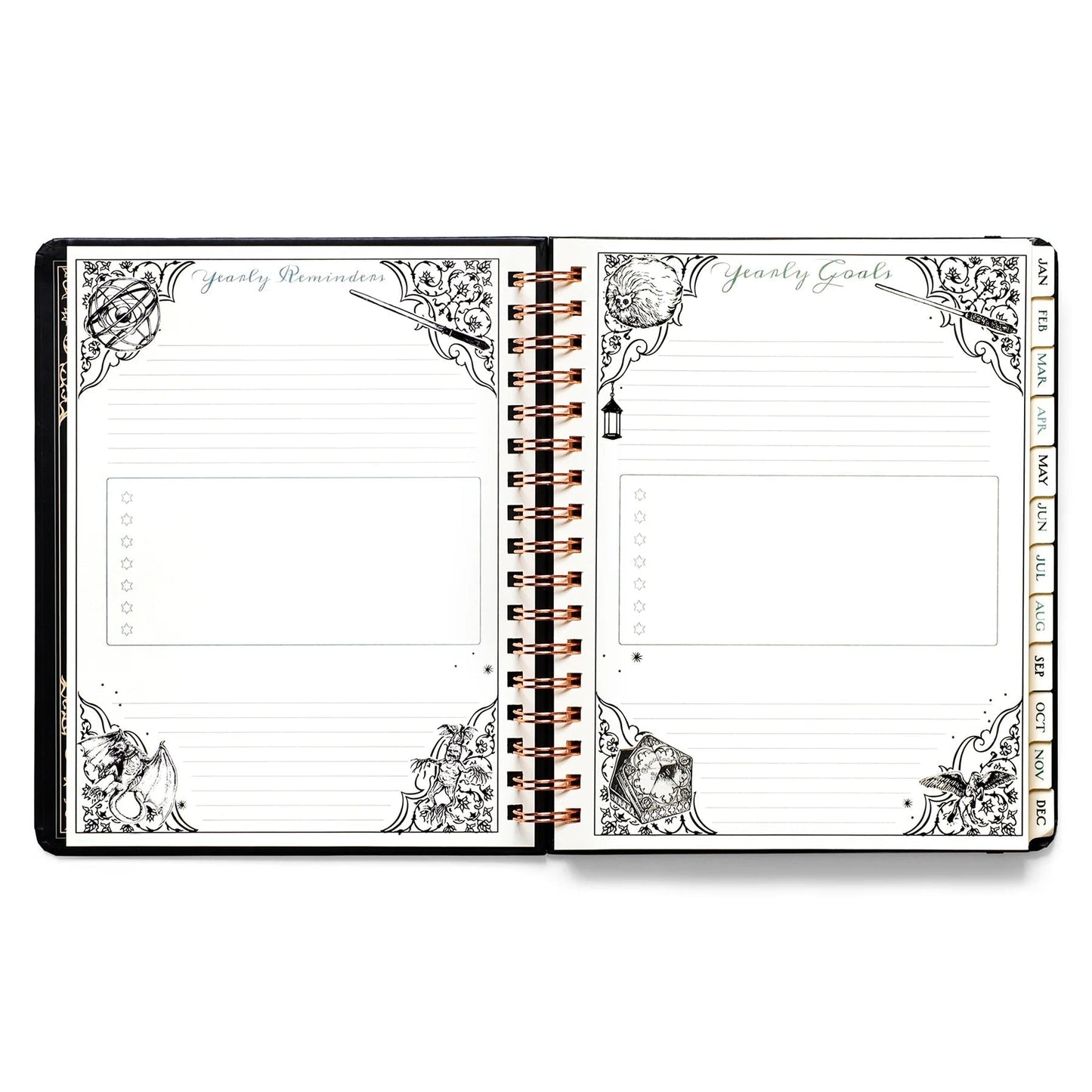 Hogwarts Enchanted Days 2026 Magical Weekly Planner — Hardcover