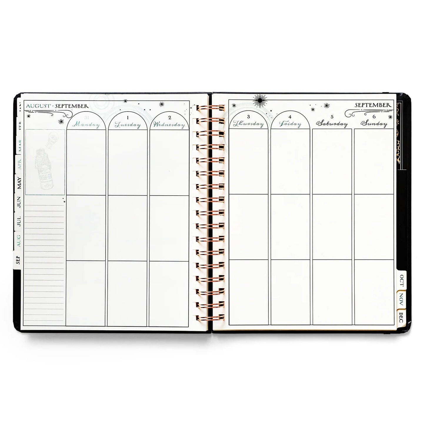 Hogwarts Enchanted Days 2026 Magical Weekly Planner — Hardcover
