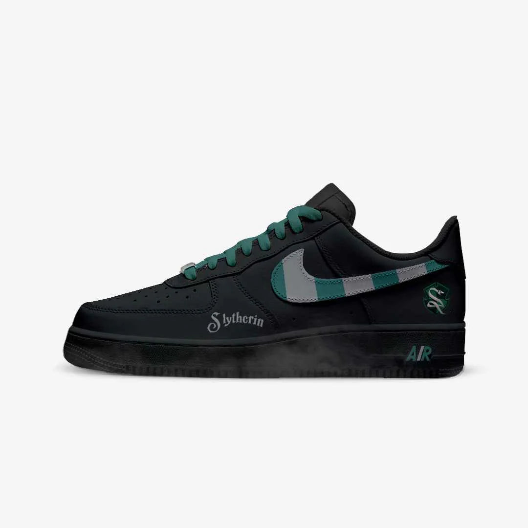 HP Hogwarts Houses Dorms BLACK AF1 Sneakers