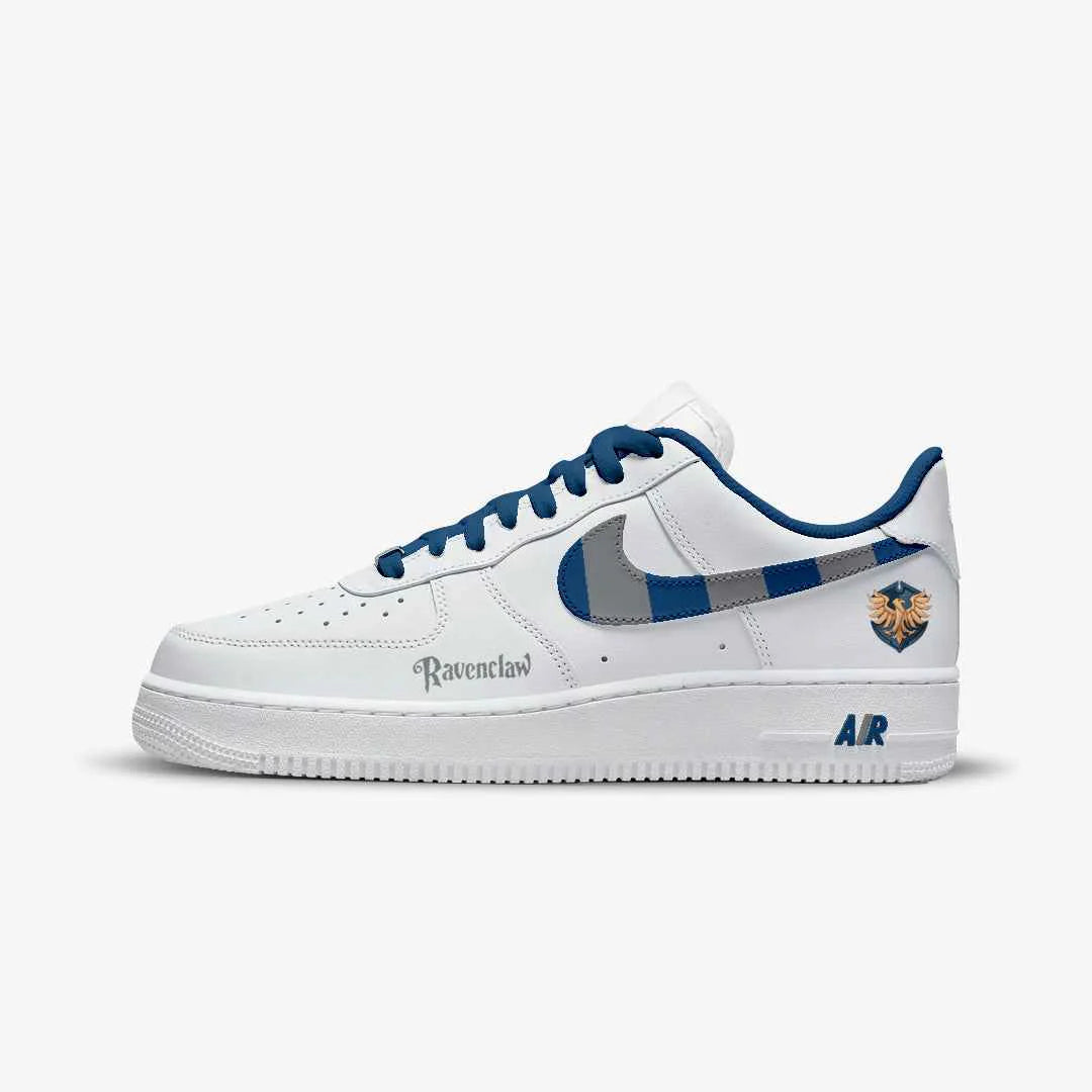 HP Hogwarts Houses Dorms WHITE AF1 Sneakers