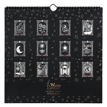 Waiting for the Night 2026 Spiral Wall Calendar
