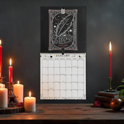 Waiting for the Night 2026 Spiral Wall Calendar