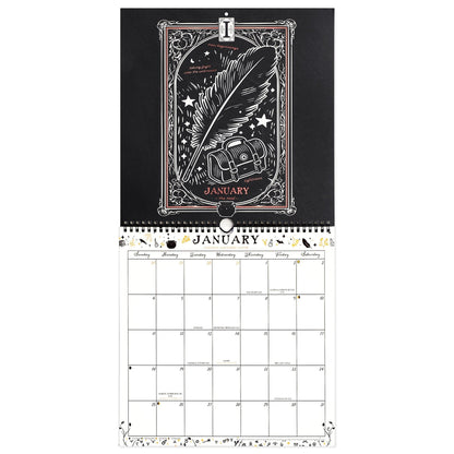Waiting for the Night 2026 Spiral Wall Calendar