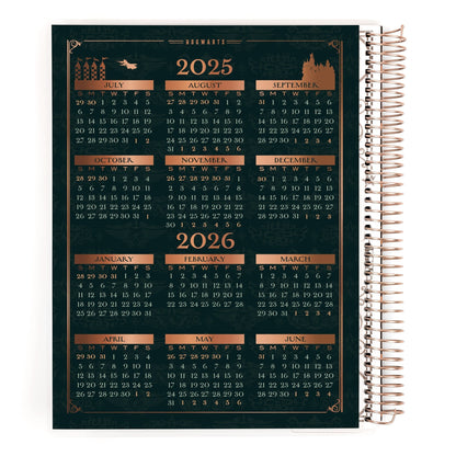 Harry Potter 2025-2026 Hogwarts Weekly Dated Teacher Planner (July - June)